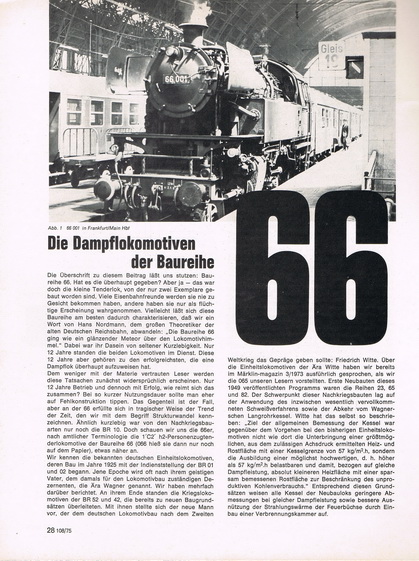 Märklin Magazin 3/75 BR 66