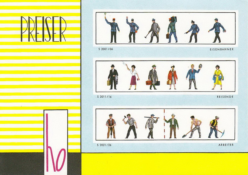 Preiser Neuheiten-Katalog 1959