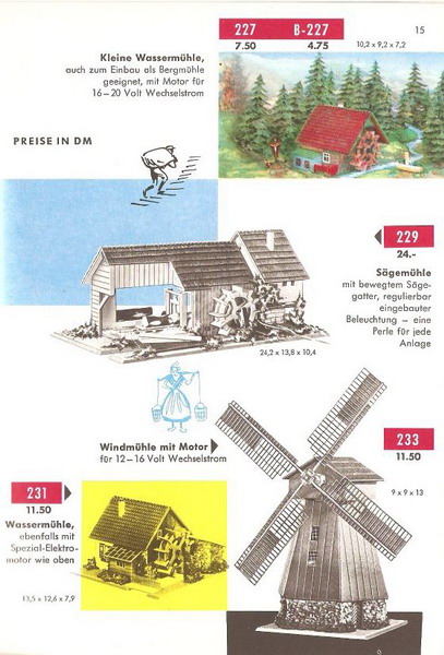 Auszug Faller Katalog 1959