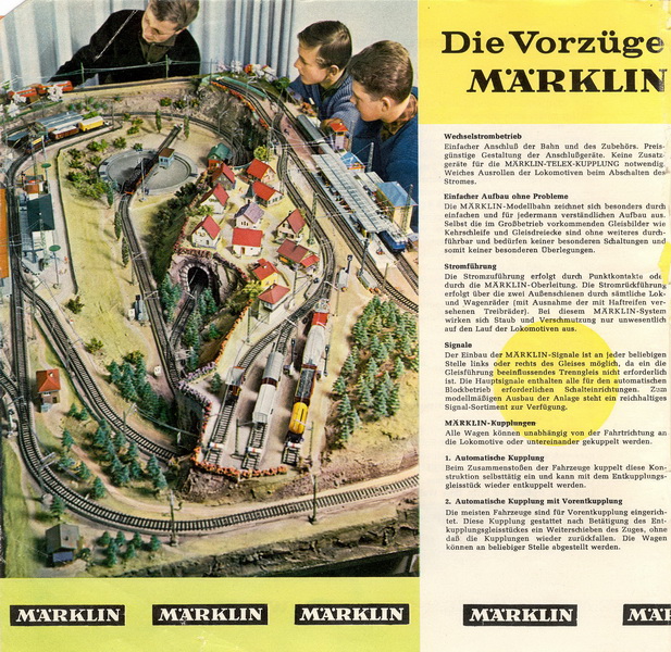 Auszug Märklin Katalog 1962/63