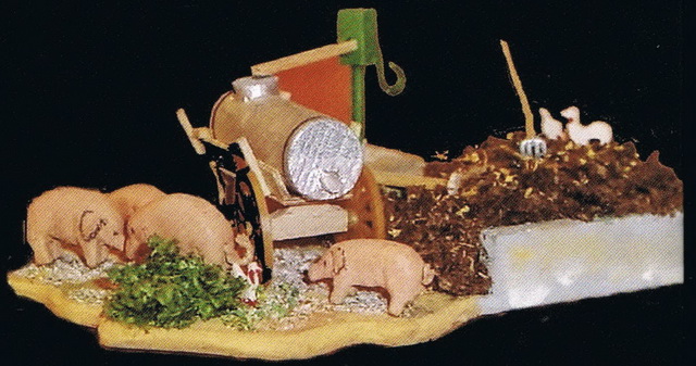 Preiser Ländiche Szene mit Schweinen 1067