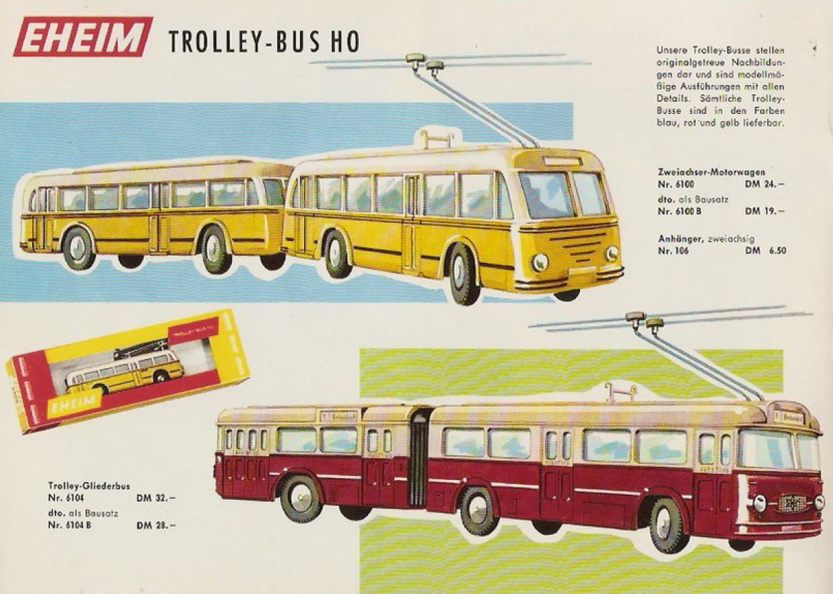 Eheim - Brawa Trolley-Bus H0