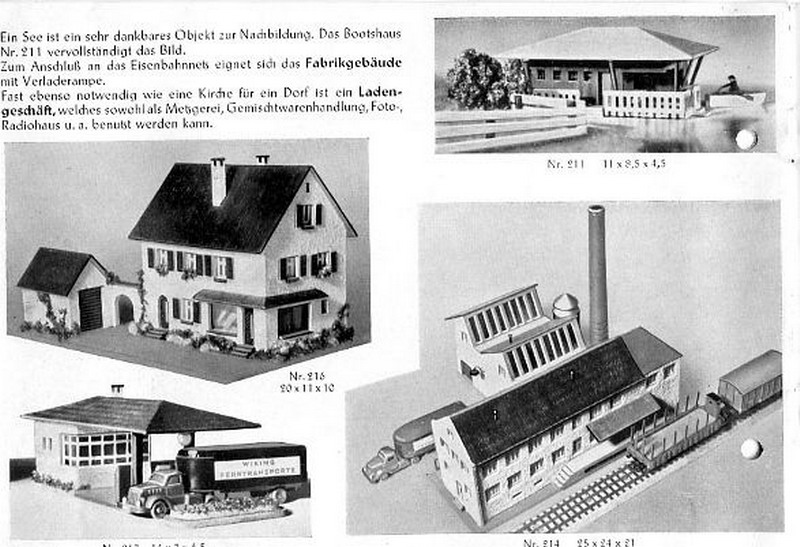 Faller Ladengeschäft 216, Faller Katalog 1952
