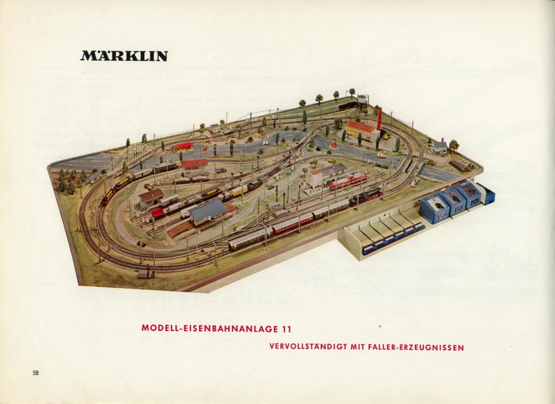 Märklin Gleisanlagen Spur H0 - 0330, MN 0460 - 1959/60