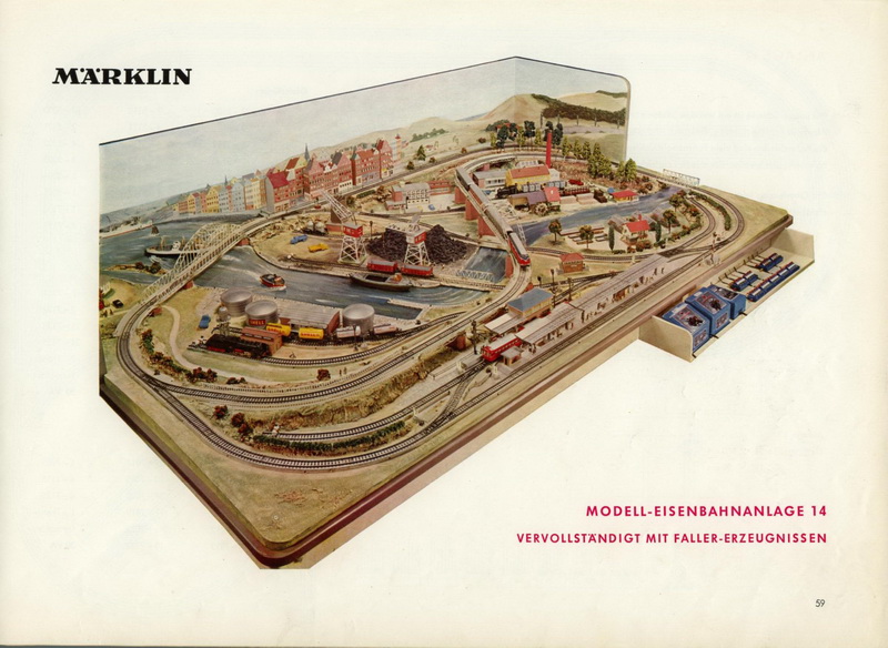 Märklin Gleisanlagen Spur H0 - 0330, MN 0460 - 1959/60
