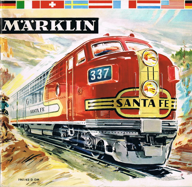 Deckblatt Märklin Katalog 1961/62 D