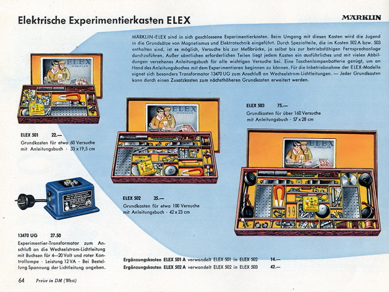 Märklin Elektrische Experimentierkasten ELEX
