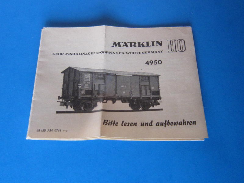 Märklin 4950 – Bausatz, italienischer Güterwagen 4550