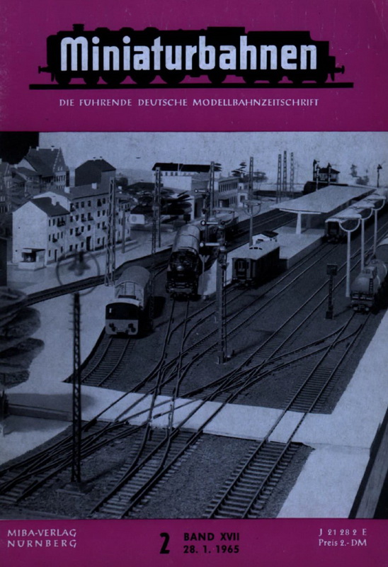 Deckblatt Miniaturbahnen 2 Band XVII 1965