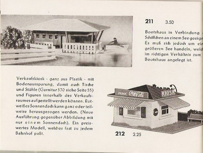 Auszug Faller Katalog 1954