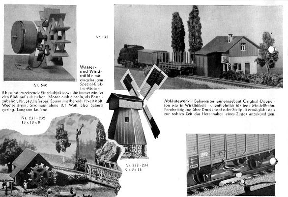 Auszug Faller Katalog 1952