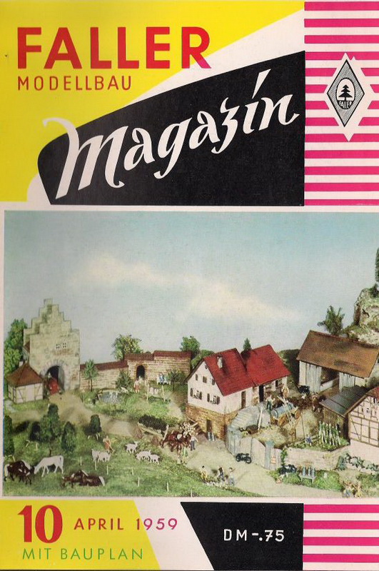 Deckblatt Fallermagazin 10, April 1959